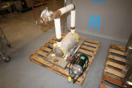 Shell & Tube Heat Exchanger, with 1-1/2 hp Centrifugal Pump, Heat Exchanger Dims.:  Aprox. 24