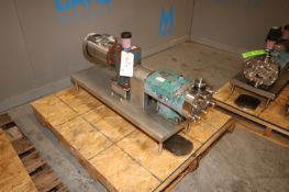 Tri-Clover Aprox. 1 hp Positive Displacement Pump,M/N TCIP3NLD-20MFY215H-A0-DM3A, with Aprox. 2