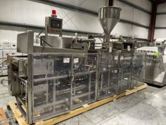 Osgood 3-Lane In-Line S/S Cup Filler,M/N 3600E, S/N 29-445.A, Set Up with 3.5: W On-Board Change