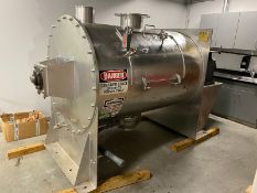 Processall 2,000 Liter Plow Blender/Mix Mill, M/N 2000H 18, S/N 18, Working Volume 20-50 Cubic Feet,