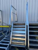 S/S & Aluminum Crossover Stairs,Overall Dims.: Aprox. 80