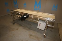 BEST Industrial Group Straight Section of Conveyor, Overall Length Aprox. 8' L x 23-3/4