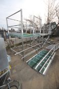 S/S Operator's Platform with S/S Stairs,with Plastic Grating, Overall Dims.: Aprox. 6' L x 63