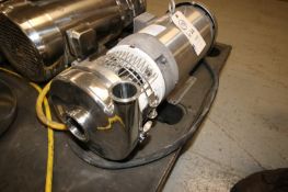 Tri-Clover 10 hp Centrifugal Pump,M/N C328, with Aprox. 3