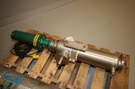 Aprox. 1 Gal. S/S Jacketed Vertical Vessel,Overall Vessel Dims.: Aprox. 21