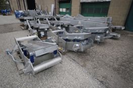 Key Iso-Flo S/S Shaker Decks,M/N SH01-00737, S/N W1019180-006468, W1019178-006467, & W1019178-