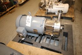 Alfa Laval 20 hp Centrifugal Pump,M/N 96340/3595, with 3