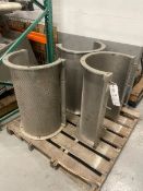 (3) Ahlstrom S/S Screens,Part No.: 2.0T6/2 26.10C4493-8748-1-2 & 6751-1-5, Dims.: Aprox. 32