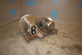 Tri-Clover 5 hp Positive Displacement Pump,with Aprox. 2-1/2