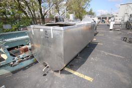 Sunset  Milk Cooler 1,000 Gal. S/S Farm Tank, Hinged Lid, M/N MC-1000PX, S/N 35MC689, with Freon