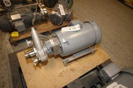 Fristam Aprox. 10 hp Centrifugal Pump, M/NFPX3522-125, S/N FPX35220401454, with Aprox. 2