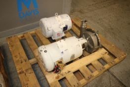 Fristam 7.5 hp Centrifugal Pump,S/N 354170617, with Aprox. 2-1/2