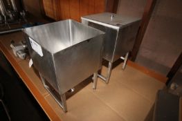 Lot of (2) Acid Tanks,,(1) with Lid, Internal Dims.: Aprox. 10