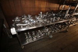 Large Assortment of APV, WCB, & APC S/S Air Valves& Parts, (Located on (2) Shelves) (Noted: Table