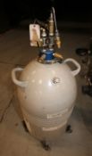 Worthington 50 Liter Liquid Nitrogen Vessel onWheels, 30