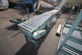 Hytrol Straight Section of Roller Conveyor, S/N 12F366, Overall Dims.: Aprox. 11' L x 16-1/2