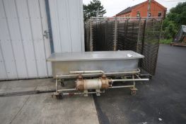 S/S Jet Spray COP Trough, with On Board Heat Exchanger, Overall Dims.: Aprox. 80