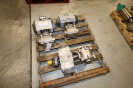 (3) S/S Actuated Ball Valves,with Aprox. 4