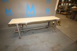 Straight Section of Conveyor, Overall Dims.: Aprox. 8' L x 23-1/4