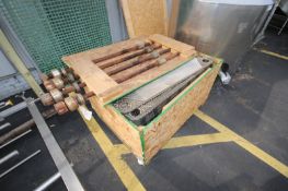 APV Type S/S Plate Heat Exchanger Plates, Plate Dims.: Aprox. 14-1/2