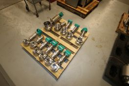 (11) S/S Butterfly Valves,Including (6) Aprox. 3