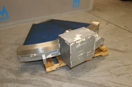 Clanlec Incorp. S/S Corner Conveyor, M/N PRN6043-60, S/N 2621, with Aprox. 39-1/2