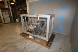 Waukesha 30 hp Positive Displacement Pump, M/N 220U2, S/N 369823-04, with 4