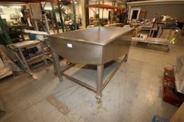 S/S Slanted Bottom Tote, Overall Dims.: Aprox. 83