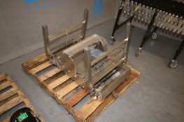 Straight Section of S/S Roller Conveyor,Overall Dims.: Aprox. 40