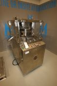 Accura 35-Station Tablet Press, with (2) S/S Funnels, with (2) S/S Hoppers, Mounted on S/S