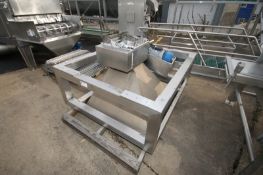 S/S Feed Hopper,Overall Dims.: Aprox. 43
