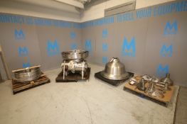 Westfalia CIP S/S Separator,Model MSA 200-01-076, SN 1652530, Includes Bowl Assembly, Lid, Top Cream