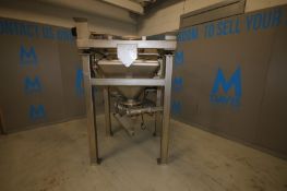 Metalcraft S/S Powder Hopper,Model 1144500, SN 44115-2, with 10