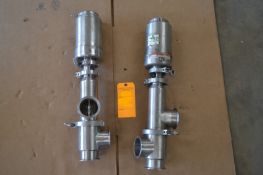 Lot of 2 Tri-Clover S/S Air Valves 3
