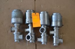 Lot of 4 Tri-Clover S/S Air Valves 2