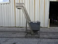 Stainless Steel Bottle Feed Hopper / Elevator; 12