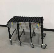 Best Flex Skate Conveyor. Unit measures 48 Inches Compressed, 144 Inches Extended. Height can be