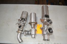 Lot of 3 S/S Valves (1) 3