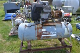 Atlas Copco Air Compressor, S/N AML061154, Type LE7, 80 Gallon Tank, Max RPM 1800, 5HP Motor. 60