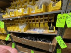 CONENTS OF SHELF, ASSORTED PUMP PARTS (ON 