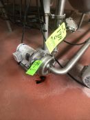 ALFA LAVAL CIP RETURN CENTRIFUGAL PUMP WITH CHECK VALVE, 3 HP 3450 RPM 208-230/460 RPM