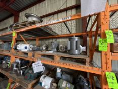 (9) ASSORTED MOTORS 3-4 HP (SEE PHOTOS FOR SPECS)