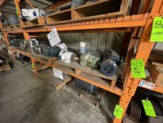 (9) ASSORTED MOTORS 2-3 HP (SEE PHOTOS FOR SPECS)