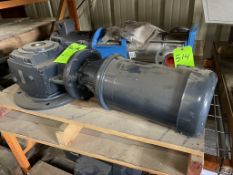 (1) TANK AGITATOR DRIVE AND MOTOR, 5 HP BALDOR MOTOR AND BROWNING SERIES 3000 GEAR DRIVE