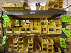 ASSORTED BUTTERFLY VALVE AND BUTTERLY VALVE COMPONENTS (ON SECTIONS 