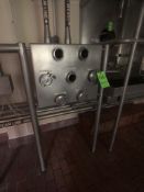 S/S 7-PORT FLOW DIVERSION PANEL, INCLUDES (2) WCB AIR VALVES