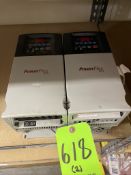 (1) POWERFLEX 40 VFD 7.5 HP 380/280 V, (1) POWERFLEX 40 VFD 10 HP 380/280 V
