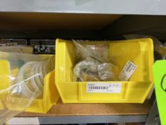 CONTENTS OF SHELF, SIGHT GLASS FOR CALANDRIA, (3) ILMADUR-10 WINDOWS AND MORE (ON 