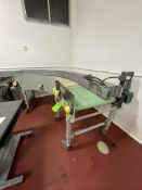 PORTEC FLOWMASTER 90 DEGREE BELT CONVEYOR, MODEL 32B27-90, S/N 182487-320732, APPX 28''W X 68''L,