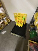 JAMESON NEILSON WALK THROUGH FOOTBATH, (6) CAUTION WET FLOOR SIGNS